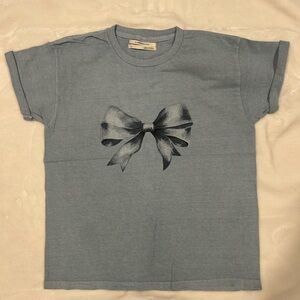 Blue Bow Baby T-Shirt